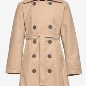 LMTD Menna Trenchcoat, Beige - Legekammeraten.dk