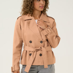Crrea Crop Trenchcoat