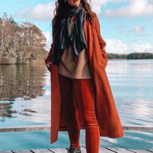 To Be Wanderlust løs trenchcoat, LUCY BLAZER, bordeaux - 164 - XS+ - XS
