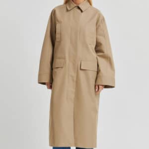 Effye trenchcoat - Petrified Oak