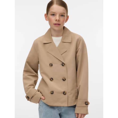 VERO MODA GIRL Trenchcoat Chloemia Silver Mink